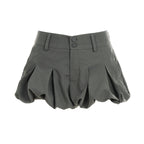 Damen Modische Falten-Shorts mit temperamentvollem Schnitt R&B