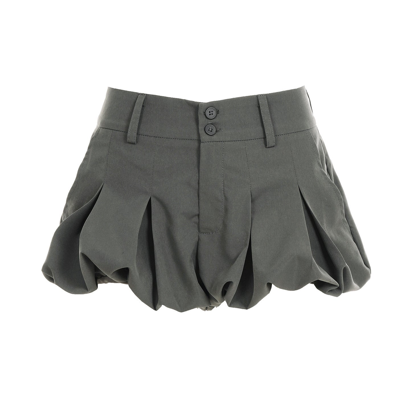 Damen Modische Falten-Shorts mit temperamentvollem Schnitt R&B