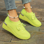Damen Sportliche Sneaker mit innovativem Strickdesign R&B