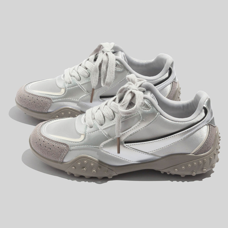 Damen Sportliche Sneakers mit atmungsaktiver Oberflächenstruktur und rutschfester Sohle