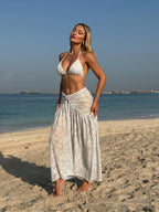 Damen Strandkleid mit raffiniertem Schnitt R&B