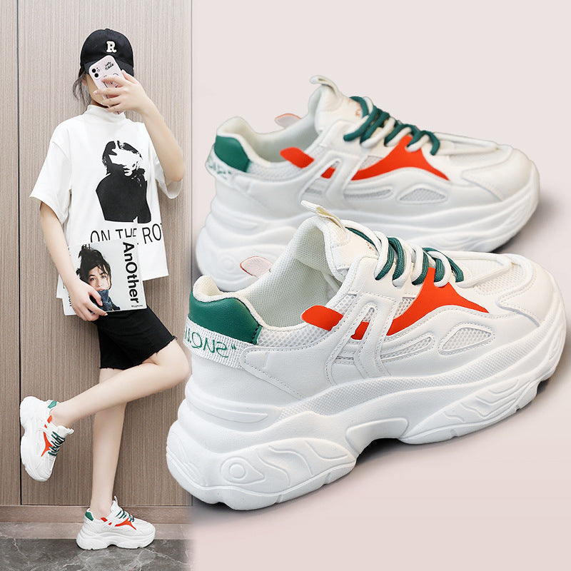 Damen Sportliche Sneakers mit atmungsaktiver Mesh-Oberfläche und stabiler Sohle R&B
