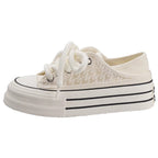Damen Bequeme Sneakers mit trendy Plateau von