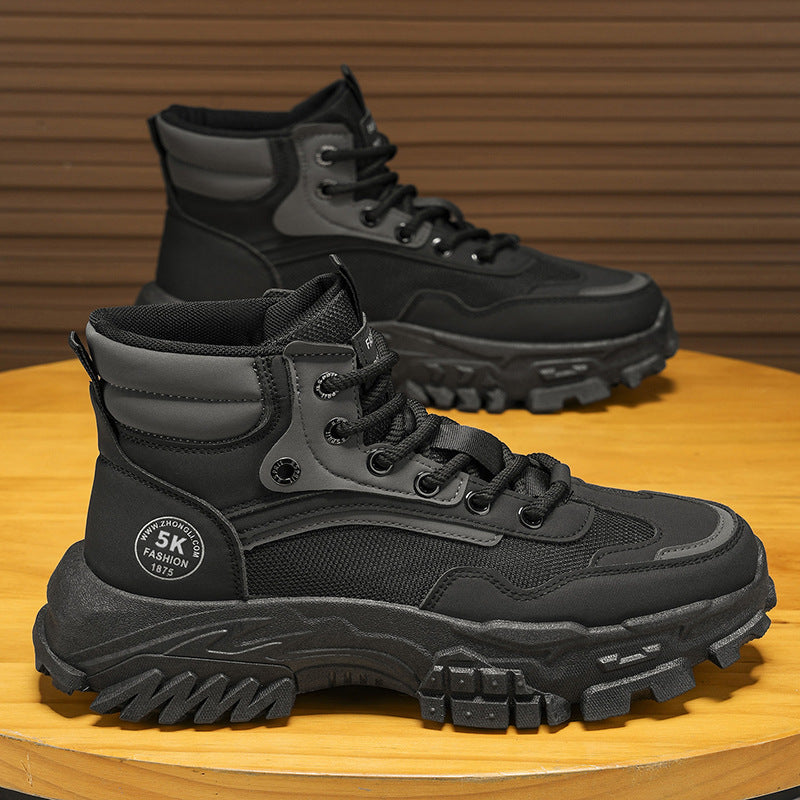 Damen robuste Outdoor-Boots mit rutschfester Profilsohle und atmungsaktiver Konstruktion