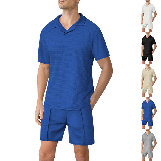 Herren Polo-Shirt mit Kurzarm und modernem Schnitt R&B