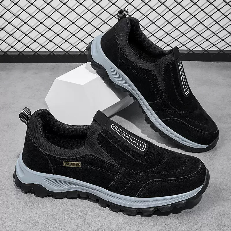 Damen Slip-On Sneakers mit elastischer Einfassung und rutschfester Profilsohle R&B