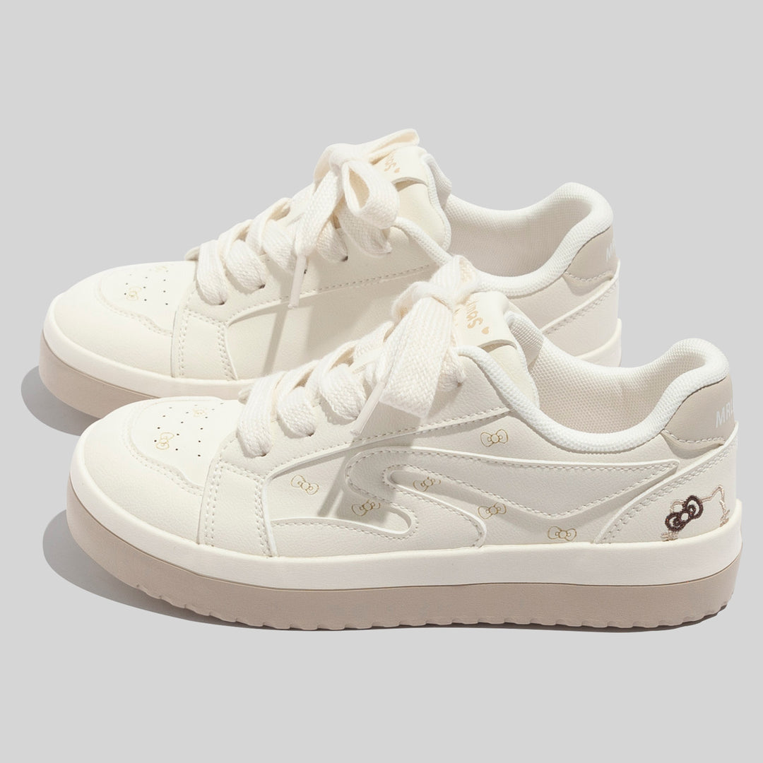 Damen Sneakers mit verspieltem Kirschmotiv und atmungsaktiver Oberfläche R&B