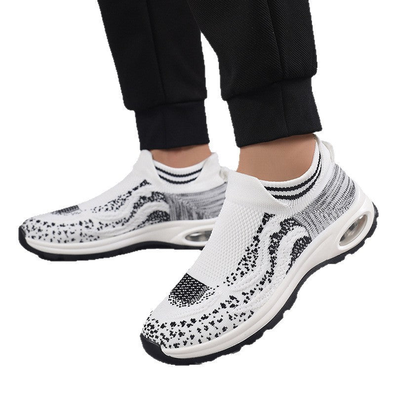 Damen Sportliche Sneakers mit elastischem Obermaterial und rutschfester Sohle