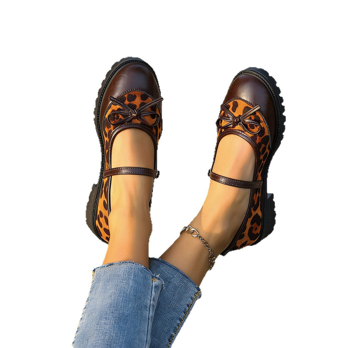 Damen Ballerinas im R&Brnen Leo-Design R&B