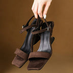 Damen Wedge-Sandalen mit verstellbarem Riemen und gepolstertem Fußbett R&B