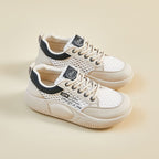 Damen Atmungsaktive Sneakers mit elastischer Schnürung und stabiler Sohle R&B