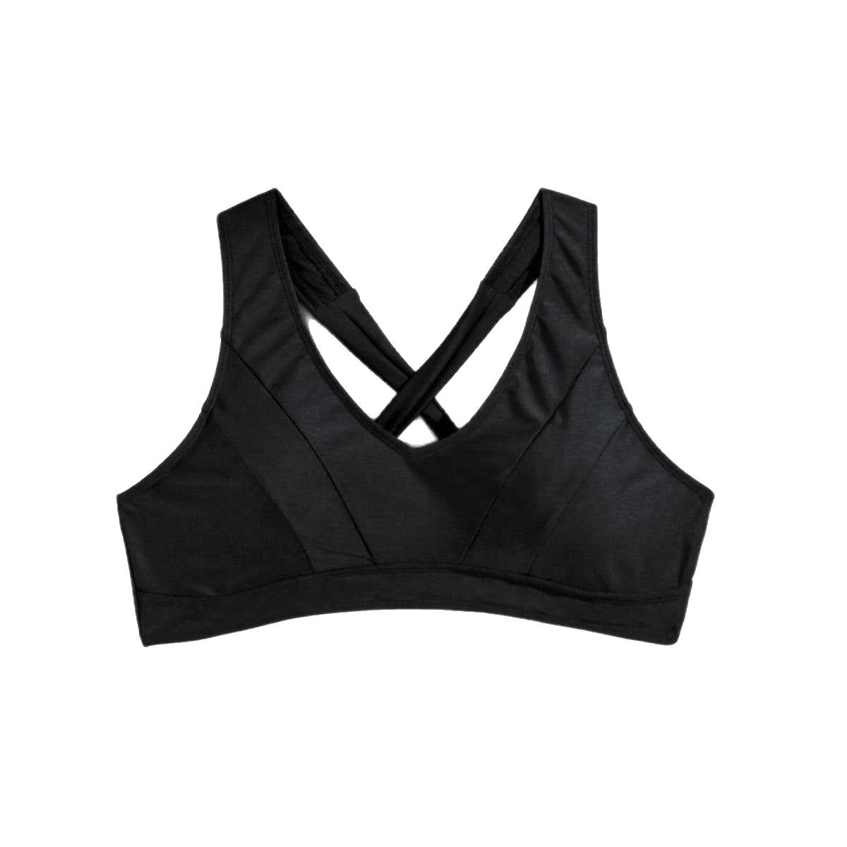 Damen Sport-Bikini-Oberteil mit elegantem Rückenschnitt R&B