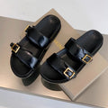 Damen modische Badeschuhe mit verstellbaren Schnallen R&B