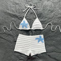 Damen Bikini mit Rüschendesign und bezaubernden Applikationen R&B