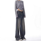 Damen Oversized Jeans mit lässigem Schnitt und hoher Taille R&B
