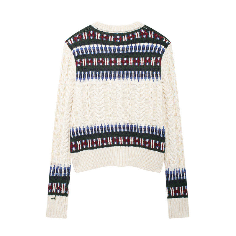 Damen Strickjacke mit Norweger-Muster R&B