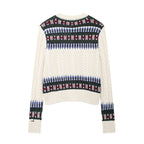 Damen Strickjacke mit Norweger-Muster R&B