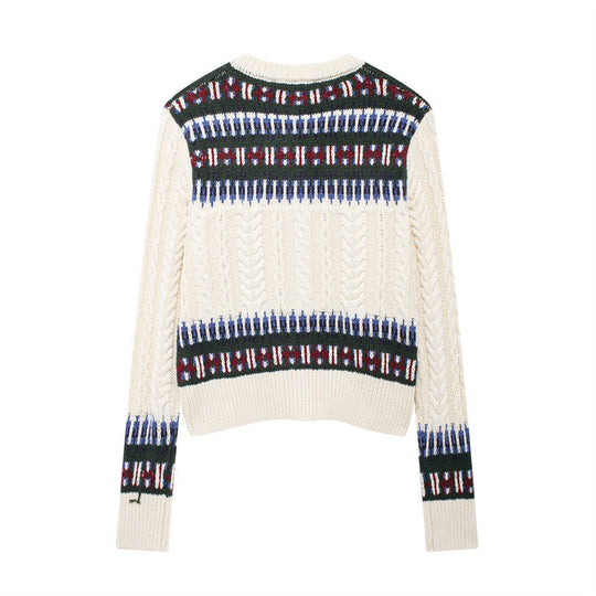 Damen Strickjacke mit Norweger-Muster R&B