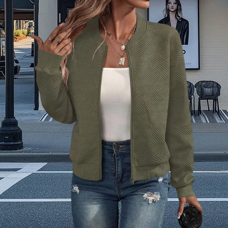Damen Freizeitjacke mit strukturiertem Design und praktischen Taschen R&B