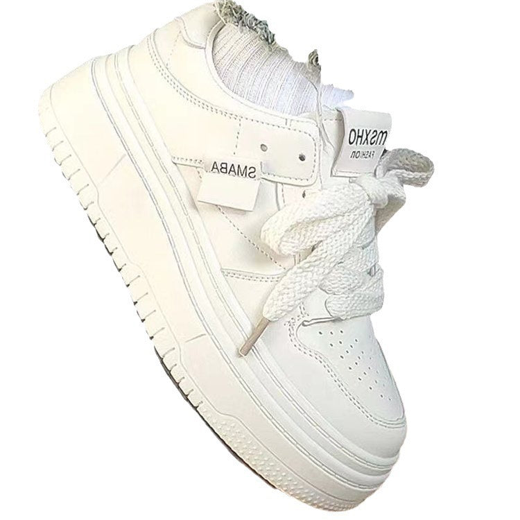 Damen Plattform Sneakers mit sportlichem Design und dämpfender Sohle R&B