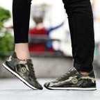 Damen Modische und sportliche Sneakers im Camouflage-Design