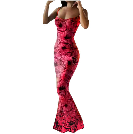 Damen Elegantes Maxikleid mit floralem Print R&B