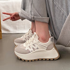 Damen Sportliche Chunky Sneakers mit atmungsaktiver Mesh-Oberfläche und komfortabler Dämpfung R&B