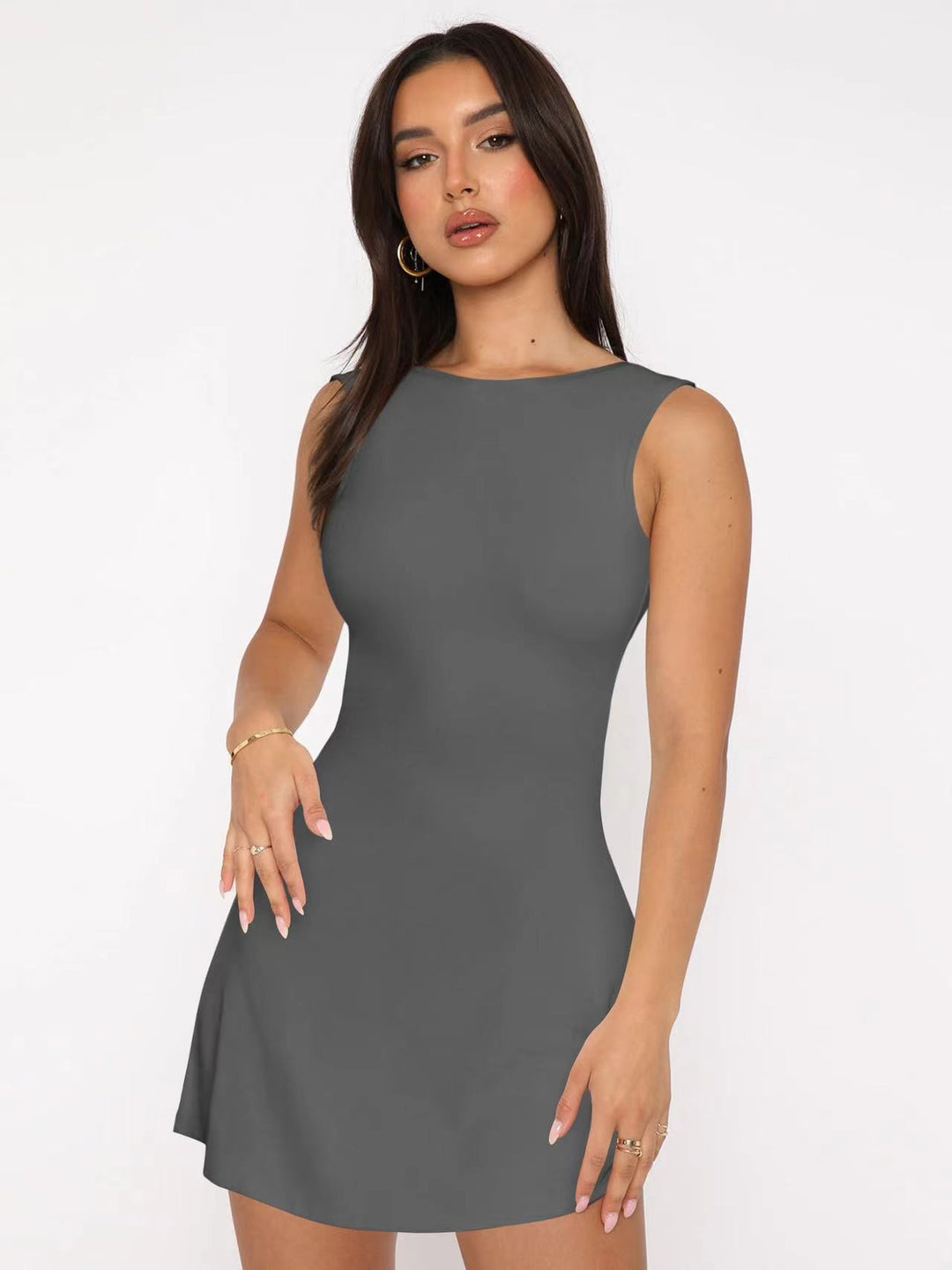 Damen Figurumspielendes Kleid mit elegantem Schnitt R&B