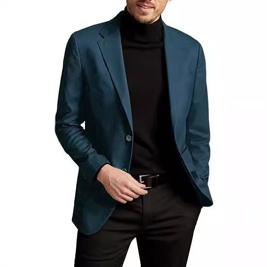 Herren eleganter Blazer mit modernem Schnitt und praktischen Taschen R&B