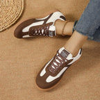 Damen modische Sneaker mit retro-inspiriertem Design und attraktiven Farbdetails R&B