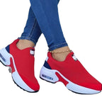Damen Sneaker mit atmungsaktivem Obermaterial und stoßdämpfender Sohle R&B