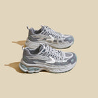 Damen Bequeme Sport-Sneaker mit atmungsaktiver Mesh-Oberfläche und dämpfender Sohle R&B