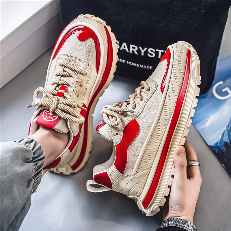 Damen modische Sneakers mit strukturierter Surface und stabiler Sohle