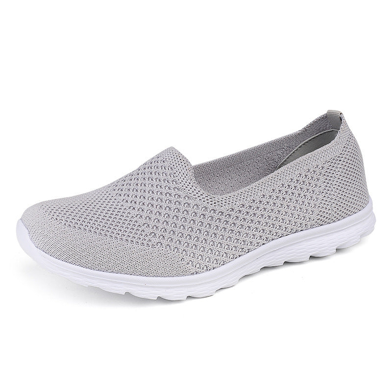 Damen Bequeme Slip-On Sneakers mit atmungsaktiver Netzstruktur R&B