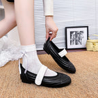 Damen Komfortable Ballerinas mit elastischem Riemen und gepolsterter Innensohle