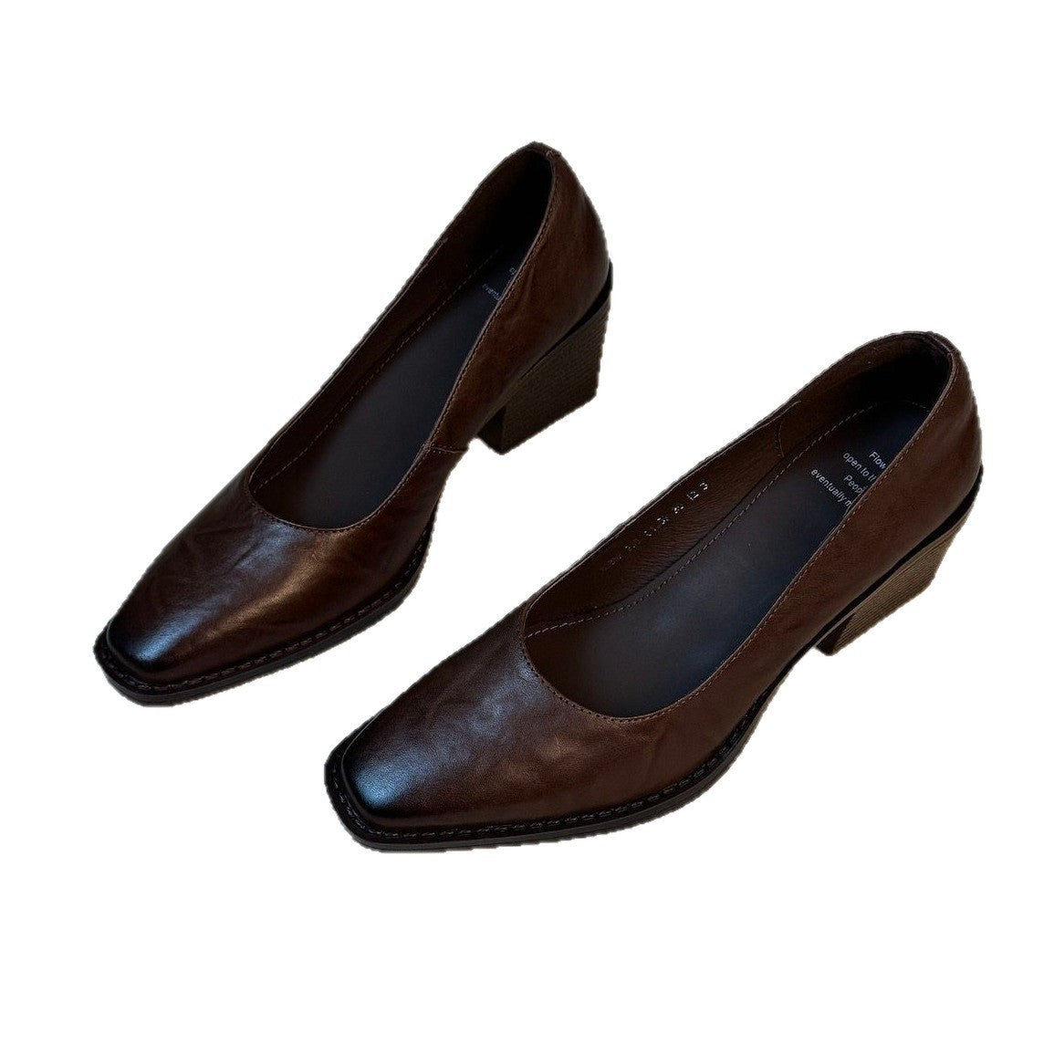 Damen Elegante Stiefeletten mit quadratischer Zehenform und bequemem Blockabsatz