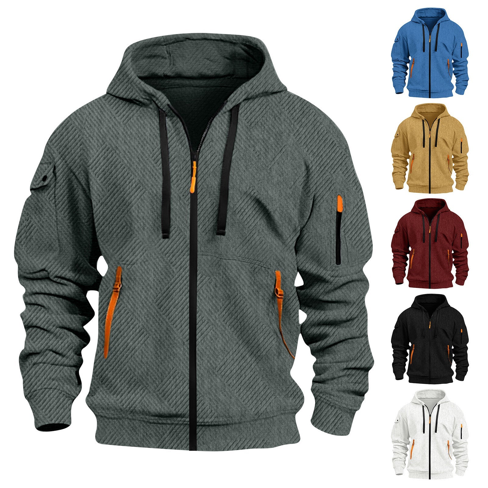 Herren Fleecejacke mit praktischen Taschen R&B