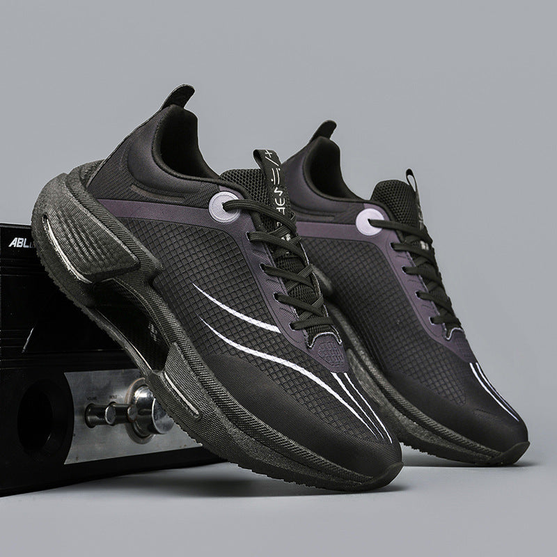 Damen sportliche Leichtathletik-Sneaker mit atmungsaktiver Mesh-Oberfläche R&B