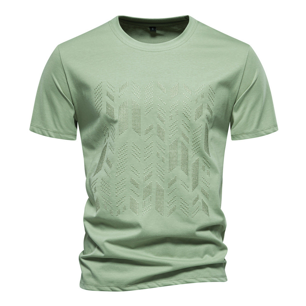 Herren T-Shirt mit innovativem Strukturdesign R&B
