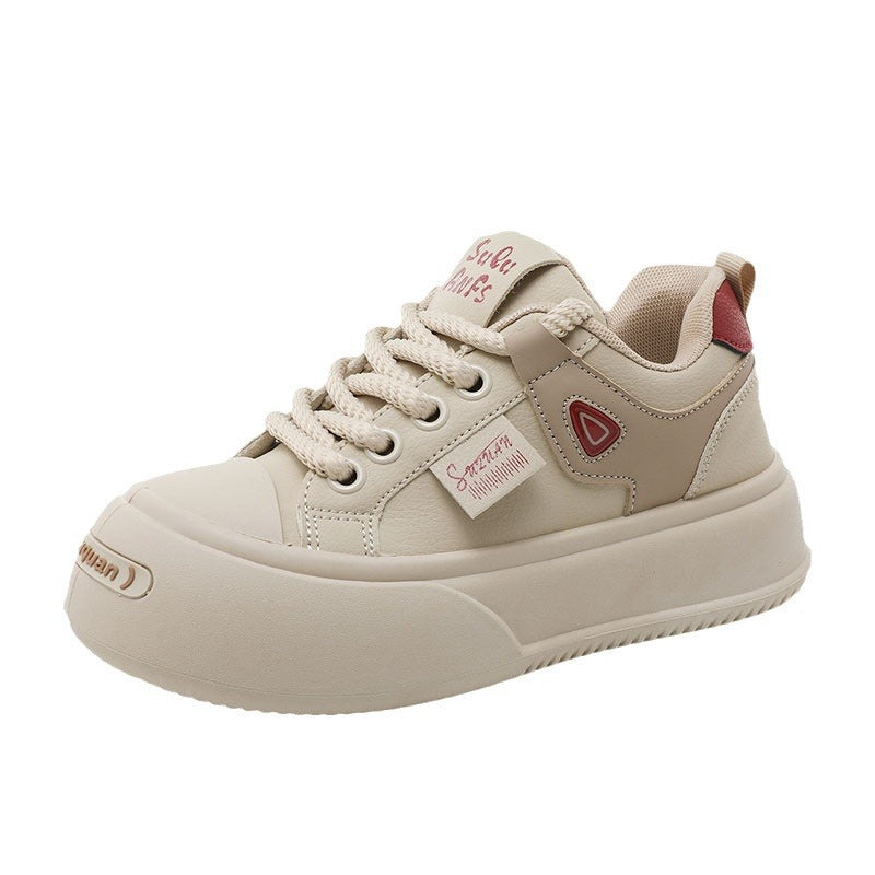 Damen Sneakers mit modischem Design und erhöhter Plateau-Sohle R&B