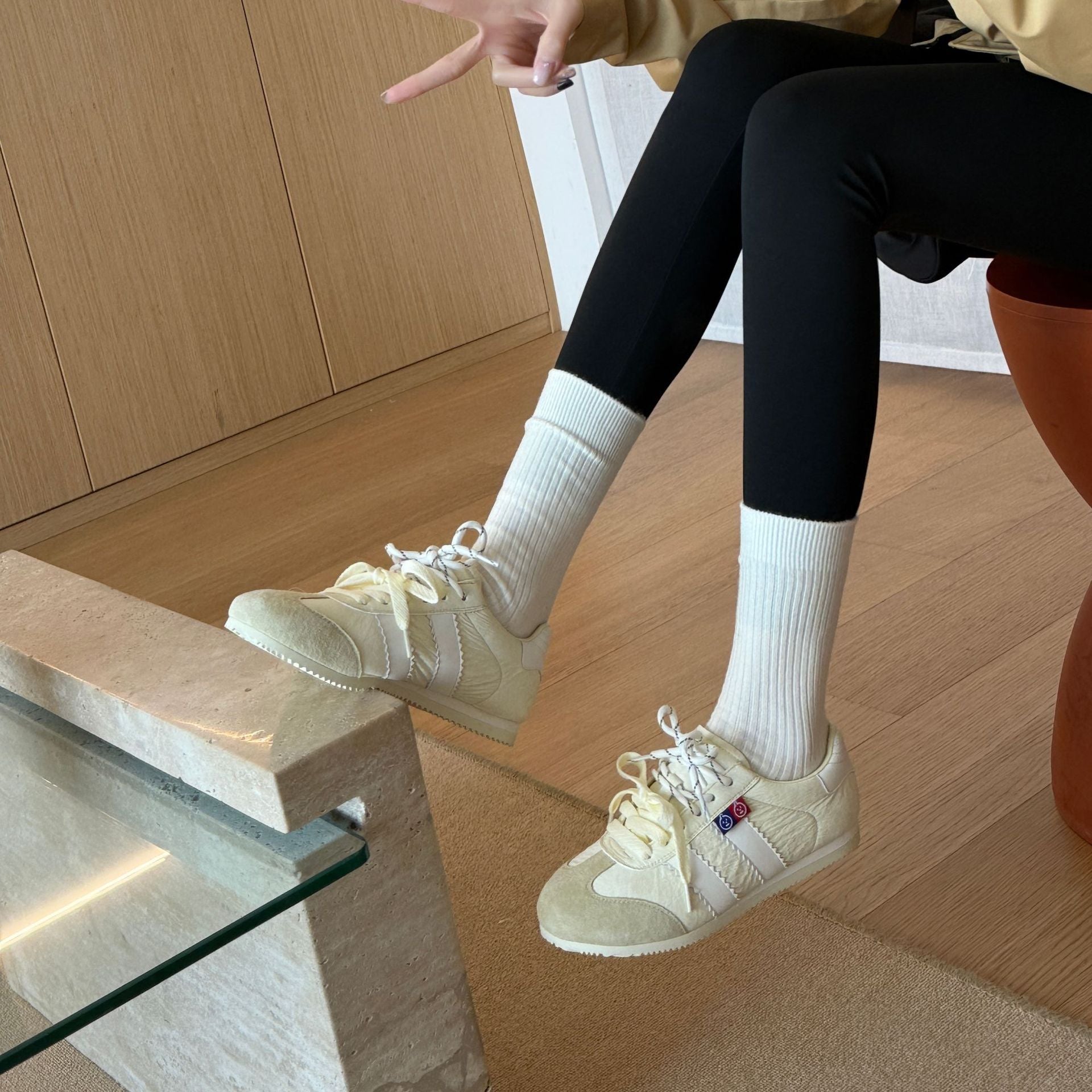Damen Sportliche Sneaker mit innovativem Design und atmungsaktiver Obermaterialstruktur