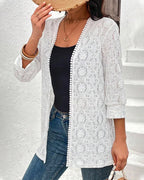 Damen Spitze Cardigan R&B