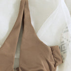 Damen Bikini-Set mit dreieckigem Oberteil und hoch geschnittenem Unterteil R&B