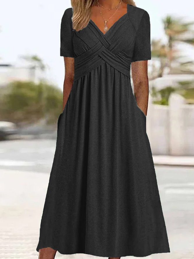 R&B | Crossover Midikleid