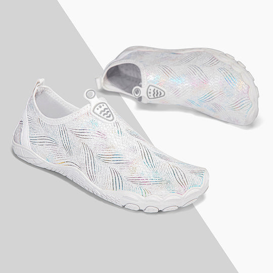 Damen Aqua-Schuhe mit flexiblem Schnellschnürsystem und rutschfestem Profil R&B