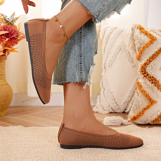 Damen atmungsaktive und flexible Ballerinas R&B