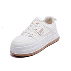 Damen modische Sneakers mit dicker Sohle und atmungsaktiver Oberfläche R&B