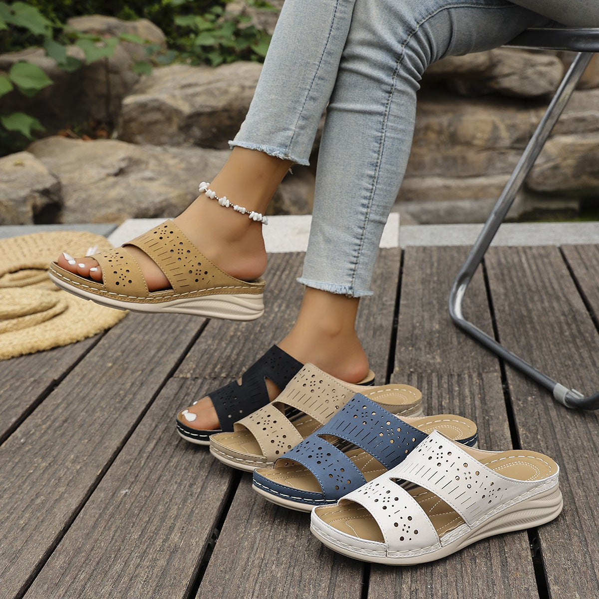 Damen Komfortable und atmungsaktive Sandalen