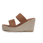Damen Plattform-Pantoletten mit breiten Riemen und rutschfester Sohle R&B