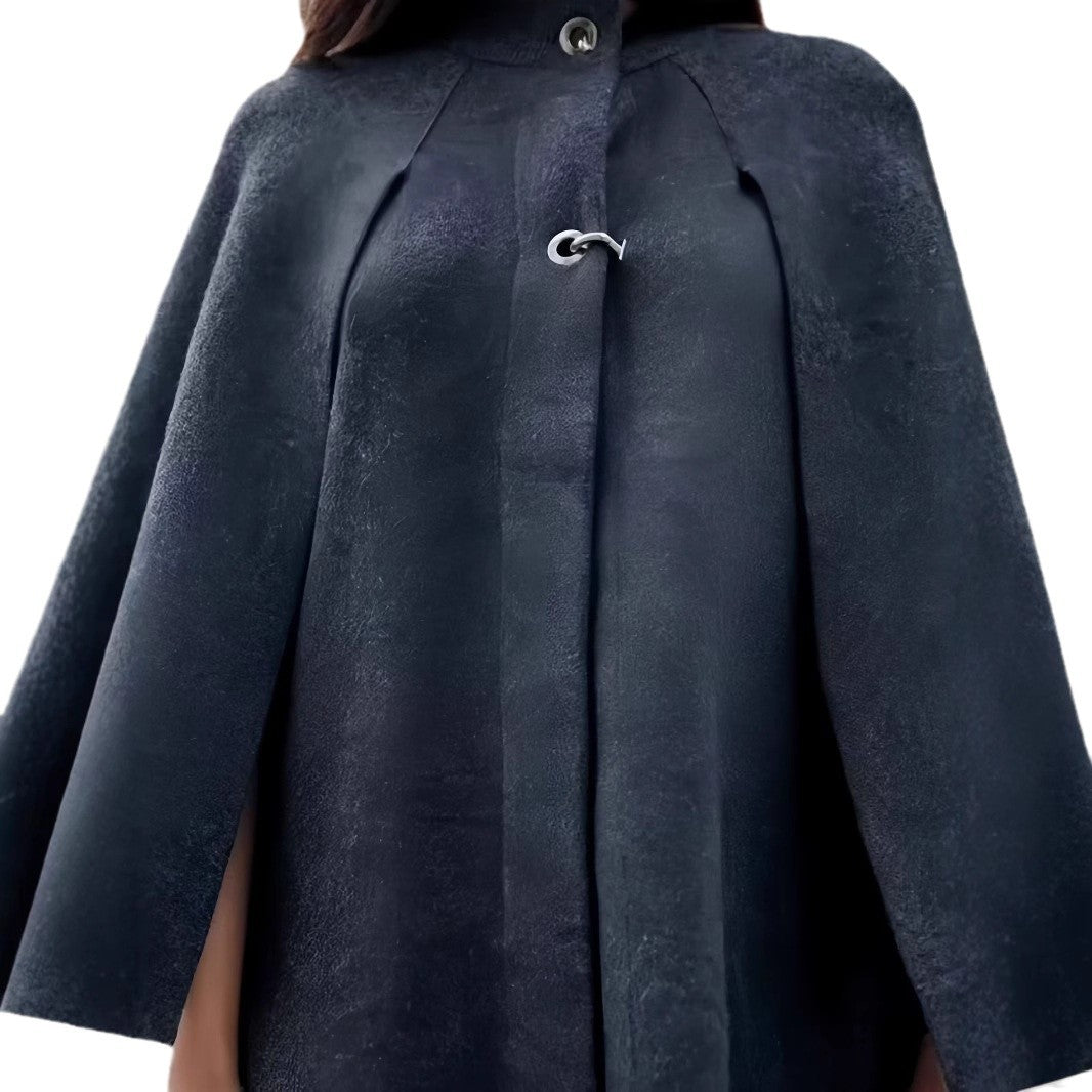 Damen elegante Kapuzenumhang R&B